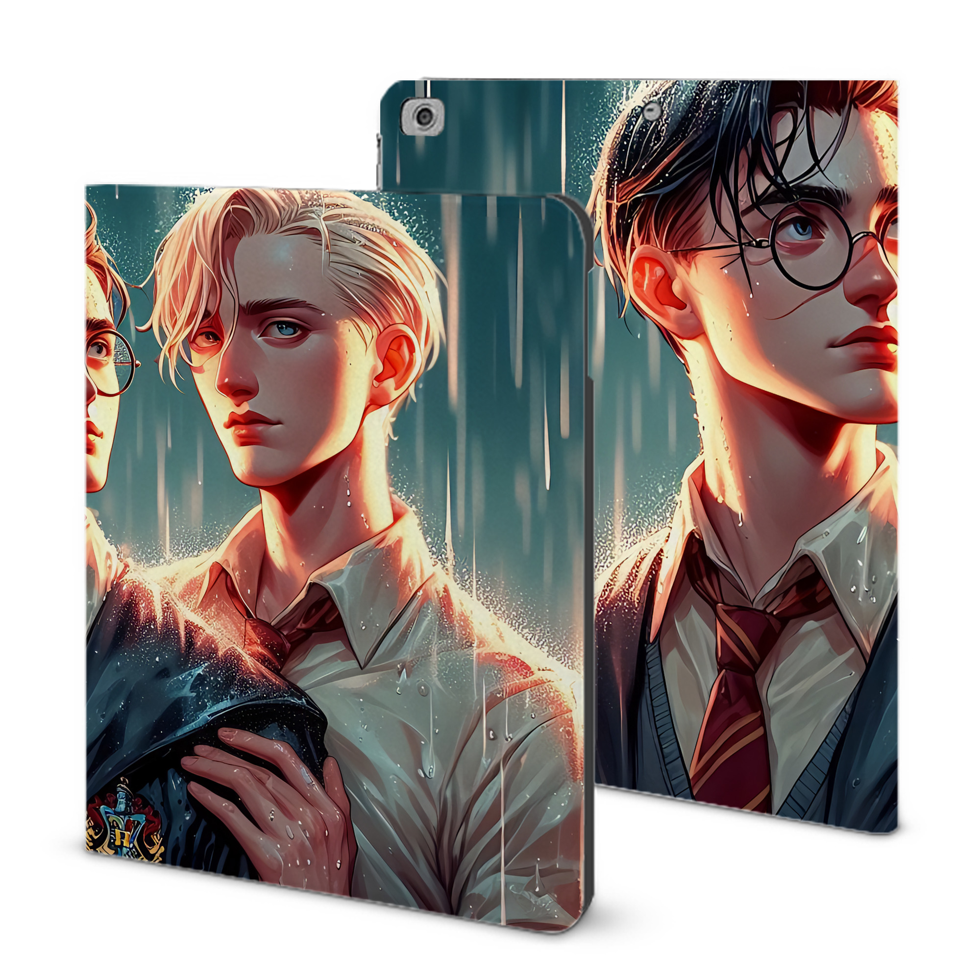 （画像用） Harry Potter ハリー・ポッターシリーズ IPad ケース ブック型 PUレザー TPU 耐衝撃 軽量 薄型 ペン収納なし 全面保護 IPad 各モデル対応